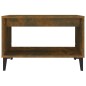vidaXL Couchtisch Räuchereiche 60x50x40 cm Holzwerkstoff vidaXL Couchtisch Räuchereiche 60x50x40 cm Holzwerkstoff