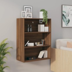 vidaXL Hängeschrank Braun Eichen-Optik 69,5x32,5x90 cm