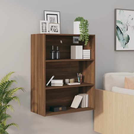 vidaXL Hängeschrank Braun Eichen-Optik 69,5x32,5x90 cm