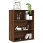vidaXL Hängeschrank Braun Eichen-Optik 69,5x32,5x90 cm vidaXL Hängeschrank Braun Eichen-Optik 69,5x32,5x90 cm