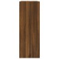 vidaXL Hängeschrank Braun Eichen-Optik 69,5x32,5x90 cm vidaXL Hängeschrank Braun Eichen-Optik 69,5x32,5x90 cm