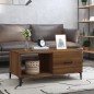 vidaXL Couchtisch Braun Eichen-Optik 90x50x40 cm Holzwerkstoff vidaXL Couchtisch Braun Eichen-Optik 90x50x40 cm Holzwerkstoff