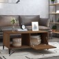 vidaXL Couchtisch Braun Eichen-Optik 90x50x40 cm Holzwerkstoff vidaXL Couchtisch Braun Eichen-Optik 90x50x40 cm Holzwerkstoff