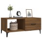 vidaXL Couchtisch Braun Eichen-Optik 90x50x40 cm Holzwerkstoff vidaXL Couchtisch Braun Eichen-Optik 90x50x40 cm Holzwerkstoff