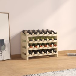 vidaXL Weinregal 65x29x46 cm Massivholz Kiefer