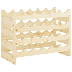 vidaXL Weinregal 65x29x46 cm Massivholz Kiefer