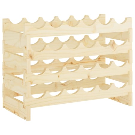vidaXL Weinregal 65x29x46 cm Massivholz Kiefer