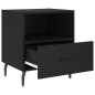vidaXL Nachttisch Schwarz 40x35x47,5 cm Holzwerkstoff vidaXL Nachttisch Schwarz 40x35x47,5 cm Holzwerkstoff