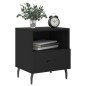 vidaXL Nachttisch Schwarz 40x35x47,5 cm Holzwerkstoff vidaXL Nachttisch Schwarz 40x35x47,5 cm Holzwerkstoff