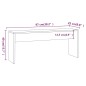 vidaXL 3-tlg. Essgruppe Betongrau Holzwerkstoff vidaXL 3-tlg. Essgruppe Betongrau Holzwerkstoff