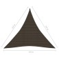 vidaXL Sonnensegel 160 g/m² Braun 3,6x3,6x3,6 m HDPE vidaXL Sonnensegel 160 g/m² Braun 3,6x3,6x3,6 m HDPE