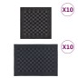 vidaXL 20-tlg. Handtuch-Set Schwarz und Grau Baumwolle vidaXL 20-tlg. Handtuch-Set Schwarz und Grau Baumwolle