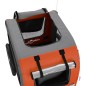 Fahrradanhänger Hunde Orange und Grau Oxford-Gewebe & Eisen Fahrradanhänger Hunde Orange und Grau Oxford-Gewebe & Eisen