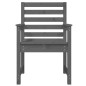 vidaXL Gartenstühle 2 Stk. Grau 60x48x91 cm Massivholz Kiefer vidaXL Gartenstühle 2 Stk. Grau 60x48x91 cm Massivholz Kiefer