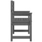 vidaXL Gartenstühle 2 Stk. Grau 60x48x91 cm Massivholz Kiefer vidaXL Gartenstühle 2 Stk. Grau 60x48x91 cm Massivholz Kiefer