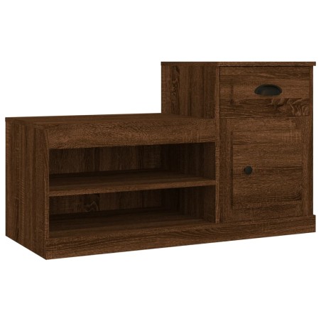 vidaXL Schuhschrank Braun Eichen-Optik 100x42x60 cm Holzwerkstoff