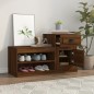 vidaXL Schuhschrank Braun Eichen-Optik 100x42x60 cm Holzwerkstoff