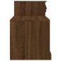 vidaXL Schuhschrank Braun Eichen-Optik 100x42x60 cm Holzwerkstoff