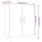 vidaXL Sideboard Weiß 70x34x90 cm Holzwerkstoff vidaXL Sideboard Weiß 70x34x90 cm Holzwerkstoff