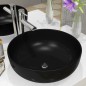 vidaXL Waschbecken Keramik Rund Schwarz 41,5 x 13,5 cm vidaXL Waschbecken Keramik Rund Schwarz 41,5 x 13,5 cm