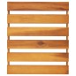 vidaXL Klappregal 3 Böden Braun 43x31x63 cm Massivholz Akazie vidaXL Klappregal 3 Böden Braun 43x31x63 cm Massivholz Akazie