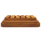 vidaXL Klappregal 3 Böden Braun 43x31x63 cm Massivholz Akazie vidaXL Klappregal 3 Böden Braun 43x31x63 cm Massivholz Akazie