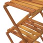 vidaXL Klappregal 3 Böden Braun 43x31x63 cm Massivholz Akazie vidaXL Klappregal 3 Böden Braun 43x31x63 cm Massivholz Akazie