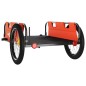 vidaXL Fahrradanhänger Orange Oxford-Gewebe und Eisen vidaXL Fahrradanhänger Orange Oxford-Gewebe und Eisen