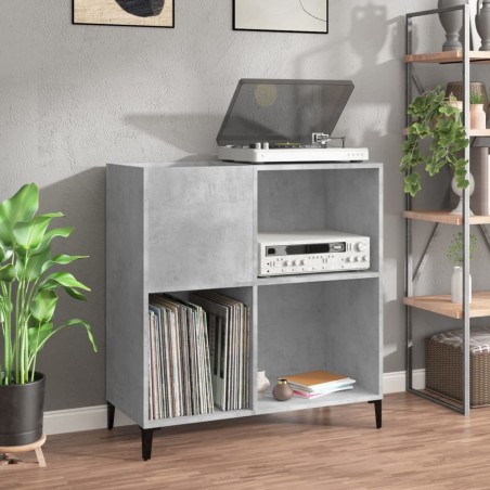 vidaXL Plattenschrank Betongrau 84,5x38x89 cm Holzwerkstoff
