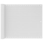vidaXL Balkonsichtschutz HDPE 75x600 cm weiß vidaXL Balkonsichtschutz HDPE 75x600 cm weiß