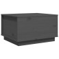 vidaXL Couchtisch Grau 60x50x35 cm Massivholz Kiefer vidaXL Couchtisch Grau 60x50x35 cm Massivholz Kiefer
