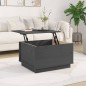 vidaXL Couchtisch Grau 60x50x35 cm Massivholz Kiefer vidaXL Couchtisch Grau 60x50x35 cm Massivholz Kiefer