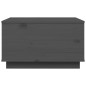 vidaXL Couchtisch Grau 60x50x35 cm Massivholz Kiefer vidaXL Couchtisch Grau 60x50x35 cm Massivholz Kiefer