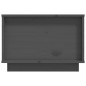 vidaXL Couchtisch Grau 60x50x35 cm Massivholz Kiefer vidaXL Couchtisch Grau 60x50x35 cm Massivholz Kiefer