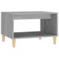 vidaXL Couchtisch Grau Sonoma 60x50x40 cm Holzwerkstoff vidaXL Couchtisch Grau Sonoma 60x50x40 cm Holzwerkstoff