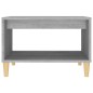vidaXL Couchtisch Grau Sonoma 60x50x40 cm Holzwerkstoff vidaXL Couchtisch Grau Sonoma 60x50x40 cm Holzwerkstoff