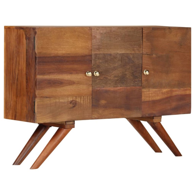vidaXL Sideboard Altholz Massiv Braun 110x30x75 cm vidaXL Sideboard Altholz Massiv Braun 110x30x75 cm