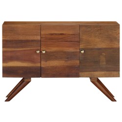 vidaXL Sideboard Altholz Massiv Braun 110x30x75 cm