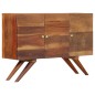vidaXL Sideboard Altholz Massiv Braun 110x30x75 cm vidaXL Sideboard Altholz Massiv Braun 110x30x75 cm