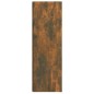 vidaXL Eckregal Räuchereiche 33x33x100 cm Holzwerkstoff vidaXL Eckregal Räuchereiche 33x33x100 cm Holzwerkstoff