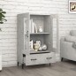 vidaXL Highboard Betongrau 70x31x115 cm Holzwerkstoff vidaXL Highboard Betongrau 70x31x115 cm Holzwerkstoff