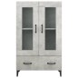 vidaXL Highboard Betongrau 70x31x115 cm Holzwerkstoff vidaXL Highboard Betongrau 70x31x115 cm Holzwerkstoff