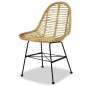 vidaXL Esszimmerstühle 2 Stk. Natur Rattan vidaXL Esszimmerstühle 2 Stk. Natur Rattan