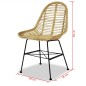 vidaXL Esszimmerstühle 2 Stk. Natur Rattan vidaXL Esszimmerstühle 2 Stk. Natur Rattan