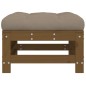 vidaXL Gartenhocker mit Kissen 2 Stk. Honigbraun Massivholz Kiefer vidaXL Gartenhocker mit Kissen 2 Stk. Honigbraun Massivholz Kiefer