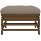 vidaXL Gartenhocker mit Kissen 2 Stk. Honigbraun Massivholz Kiefer vidaXL Gartenhocker mit Kissen 2 Stk. Honigbraun Massivholz Kiefer