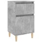 vidaXL Nachttisch Betongrau 40x35x70 cm vidaXL Nachttisch Betongrau 40x35x70 cm