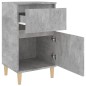 vidaXL Nachttisch Betongrau 40x35x70 cm vidaXL Nachttisch Betongrau 40x35x70 cm