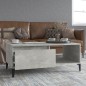 vidaXL Couchtisch Betongrau 90x50x36,5 cm Holzwerkstoff vidaXL Couchtisch Betongrau 90x50x36,5 cm Holzwerkstoff