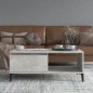 vidaXL Couchtisch Betongrau 90x50x36,5 cm Holzwerkstoff vidaXL Couchtisch Betongrau 90x50x36,5 cm Holzwerkstoff